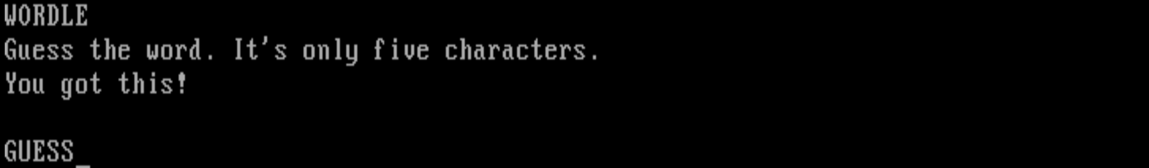 User Input