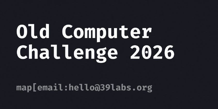 Old Computer Challenge 2026